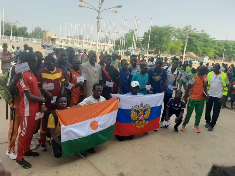 Niamey : La Foulée de l'Amitié Russie-Niger, une course pour l'unité et la célébration des liens culturels.