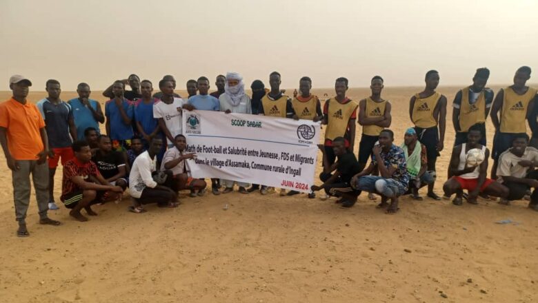 Tournoi de football et campagne d'assainissement au Niger : L'OIM favorise l'unité et le développement à Assamaka.