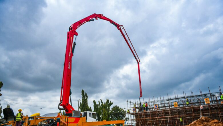 Minna : Le pont supérieur en construction marque une étape importante dans le développement des infrastructures