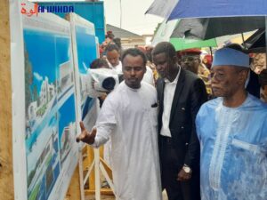 N'Djamena, Tchad - La pose de la première pierre du futur quartier général de la FMM symbolise l'engagement du Tchad 