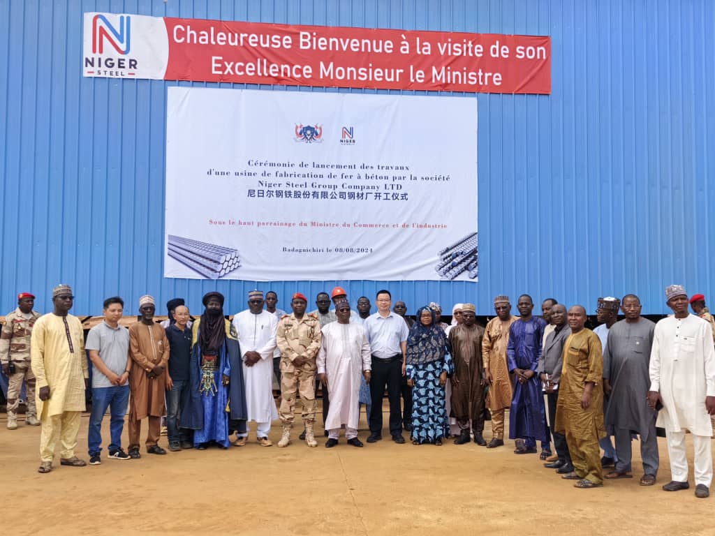 Niger :Installation d’une nouvelle usine de production de fer à béton