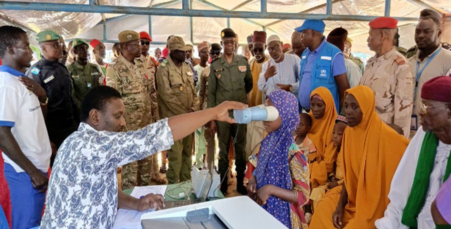 Reprise de la vérification et de l'enregistrement biométrique des réfugiés à Maradi par le gouvernement du Niger et le HCR.