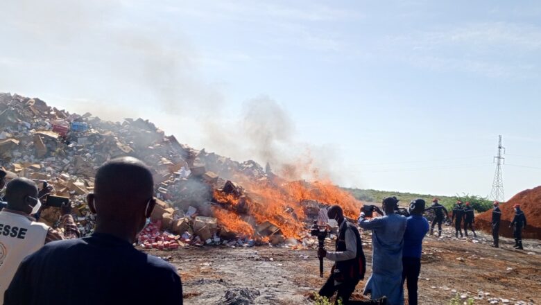 Dans le cadre de la lutte contre le trafic illicite, Niamey a incinéré des tonnes de produits dangereux, marquant une victoire important