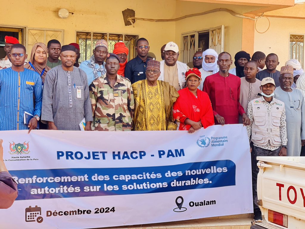 À Ouallam, une mission cruciale du projet Cohésion sociale HACP-PAM renforce la cohésion sociale et la stabilité avec des ateliers de formation et des activités sportives pour les Personnes Déplacées Internes.