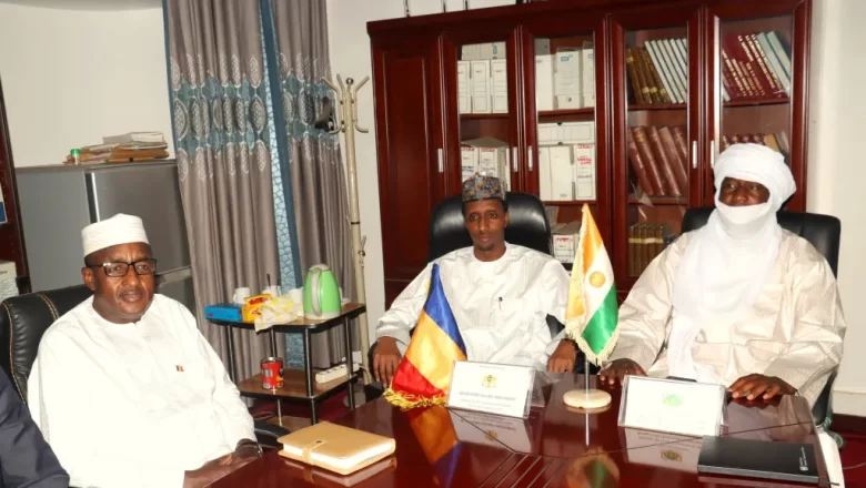 Le ministre nigérien Sidi Mohamed Raliou reçoit son homologue tchadien Gassim Chérif Mahamat, prélude à une coopération médiatique scellée